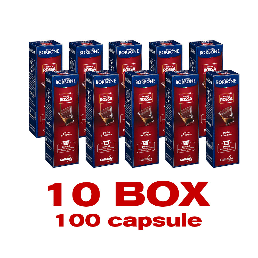 Borbone - Caffitaly ROSSO 100 capsule