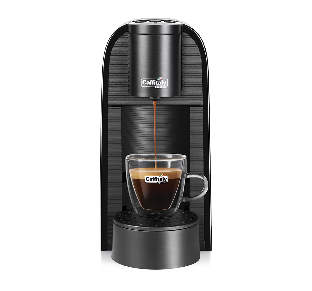Macchina Caffitaly VOLTA S36 - NERA + 120 Capsule Borbone Rosse