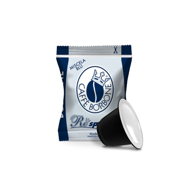 Capsule Borbone Respresso Compatibili con macchine ad uso domestico Nespresso Miscela BLU