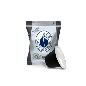 Capsule Borbone Respresso Compatibili con macchine ad uso domestico Nespresso Miscela NERA
